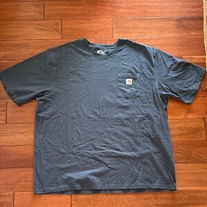Carhartt Men's Dark Gray Pocket Tee Loose Fit Heavyweight Size 3XL